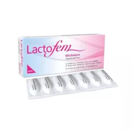 LACTOFEM Pieno rūgšties makšties žvakutės, 14 vnt