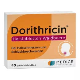 DORITHRICIN Gerklės pastilės Laukinių uogų, 40 vnt