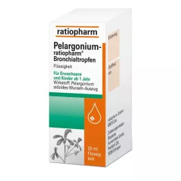 PELARGONIUM-RATIOPHARM Bronchų lašai, 20 ml