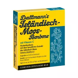 DALLMANNS Islandijos samanų bonbonai, 20 vnt