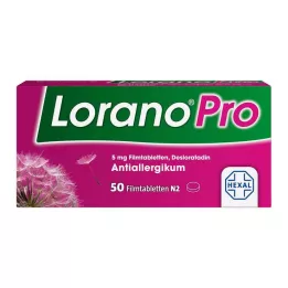 LORANOPRO 5 mg plėvele dengtos tabletės, 50 vnt