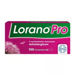 LORANOPRO 5 mg plėvele dengtos tabletės, 100 vnt