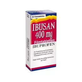 IBUSAN 400 mg plėvele dengtos tabletės, 20 vnt