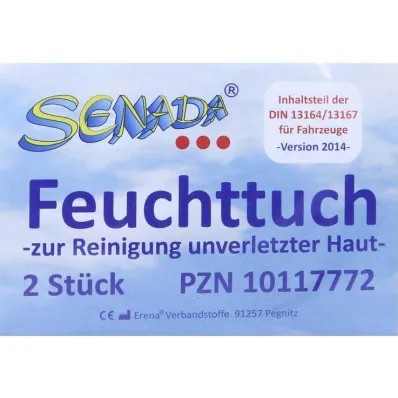 Drėgnos servetėlės Senada, 2 vnt