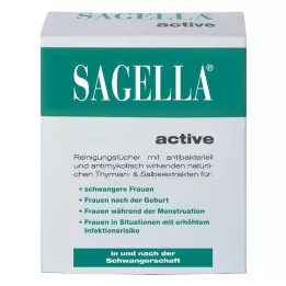 SAGELLA aktyvios valymo servetėlės, 10 vnt