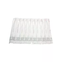 WATTESTÄBCHEN Plastikinė maža galvutė 15 cm sterili, 10X1 vnt