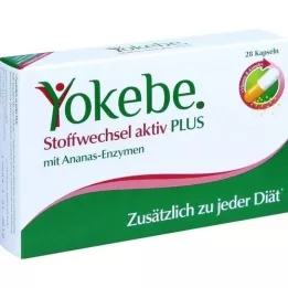 YOKEBE Plus metabolizmo aktyvios kapsulės, 28 vnt