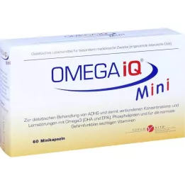 OMEGA IQ Mini kapsulės, 60 vnt