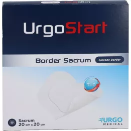 URGOSTART Border Sacrum 20x20 cm putplasčio žaizdos tvarstis, 5 vnt