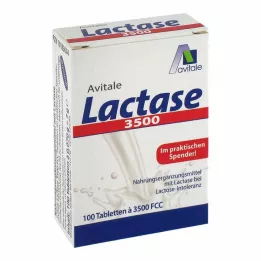 LACTASE 3500 FCC tablečių paspaudimų dozatoriuje, 100 vnt