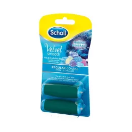 SCHOLL Velvet glotnūs Express Pedi pakaitiniai ritinėliai, 2 vnt