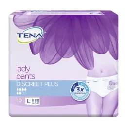 TENA LADY Kelnės Discreet Plus L, 10 vnt