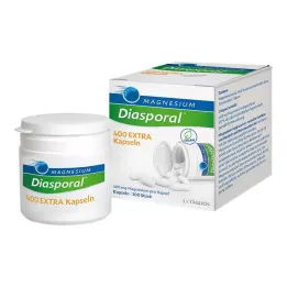 MAGNESIUM DIASPORAL 400 papildomų kapsulių, 100 vnt