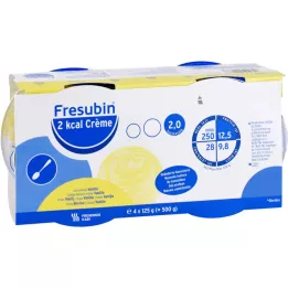 FRESUBIN 2 kcal vanilinis kremas puodelyje, 4X125 g
