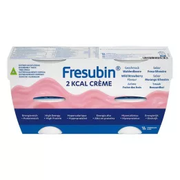 FRESUBIN 2 kcal miško braškių kremas puodelyje, 24X125 g