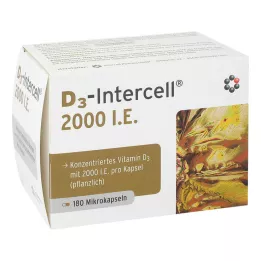 D3-INTERCELL 2000 TV kapsulės, 180 vnt