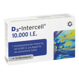 D3-INTERCELL 10 000 TV kapsulės, 30 vnt
