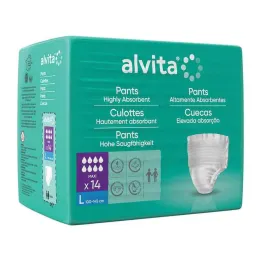 Alvita Incontinence Pants didelės, 14 vnt