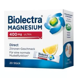 BIOLECTRA Magnis 400 mg ultra Direct Lemon, 20 vnt