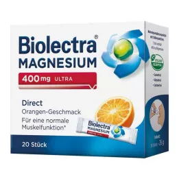 BIOLECTRA Magnis 400 mg ultra Direct Orange, 20 vnt