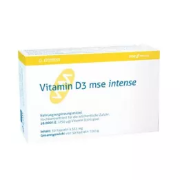 VITAMIN D3 MSE intensyvios kapsulės, 30 vnt
