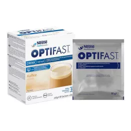 OPTIFAST Namų gėrimų kavos milteliai, 8X55 g