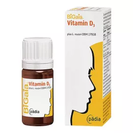 BIGAIA plius vitamino D3 lašai, 10 ml