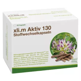 XLIM Aktyvus 130 metabolizmo kapsulių, 90 vnt