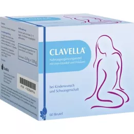 CLAVELLA Krepšys, 60X2 g