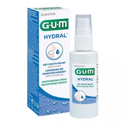 GUM HYDRAL Drėkinamasis purškiklis, 50 ml GUM HYDRAL Drėkinamasis purškiklis, 50 ml