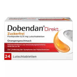 DOBENDAN Tiesioginis becukris flurbiprofenas 8,75 mg Lut, 24 vnt
