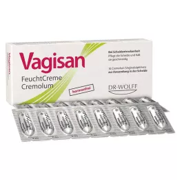 VAGISAN Drėkinamasis kremas Cremolum, 16 vnt