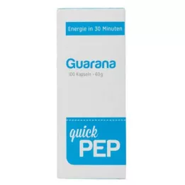 QUICKPEP Guarana kapsulės, 100 vnt