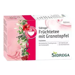 SIDROGA Sveikatingumo vaisių arbata su granatų filtro maišeliu, 20X2,0 g