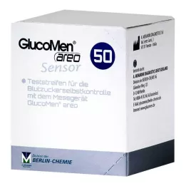GLUCOMEN areo Sensor testo juostelės, 50 vnt