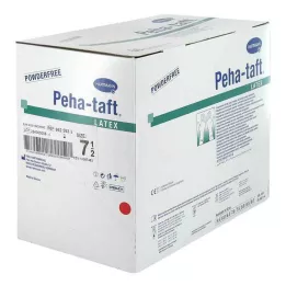 PEHA-TAFT latekso OP-pirštinės 7,5 dydis, 50X2 vnt