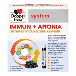 DOPPELHERZ Immun+Aronia sistemos ampulės, 10 vnt