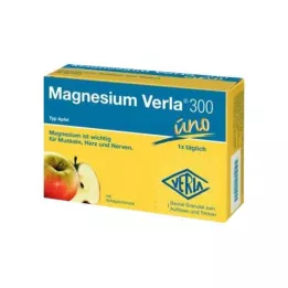 MAGNESIUM VERLA 300 obuolių granulių, 50 vnt