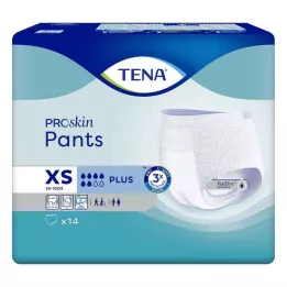 TENA PANTS plius XS 50-70 cm ConfioFit vienkartinės kelnės, 14 vnt