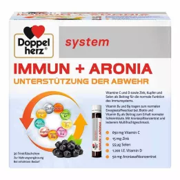 DOPPELHERZ Immun+Aronia sistemos ampulės, 30 vnt