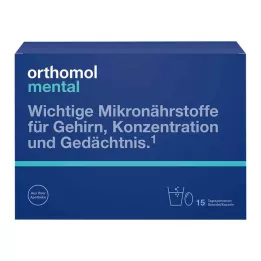 ORTHOMOL mentalinės granulės/kapsulės 15 dienų kombinuota pakuotė, 1 pakuotė