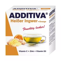 ADDITIVA karšti imbiero+apelsinų milteliai, 120 g