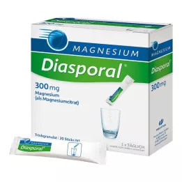 MAGNESIUM DIASPORAL 300 mg granulės, 20 vnt