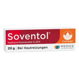SOVENTOL Hidrokortizono acetatas 0,25 % kremas, 20 g
