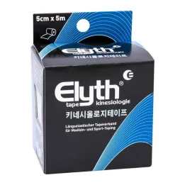 Elyth Tape Kinesiology 5 cm x 5 m juoda, 1 vnt