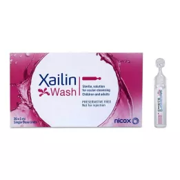 XAILIN Vienkartinis akių plovimo tirpalas, 20X5 ml