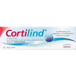CORTILIND 5 mg/g hidrokortizono kremas, 30 g