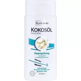 BONLAURI Kokosų aliejaus plaukų kondicionierius su argano aliejumi + šilko prot., 200 ml