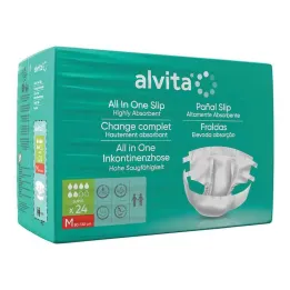 Alvita All-in-One šlapimo nelaikymo kelnės super medium day, 24 vnt