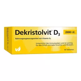 DEKRISTOLVIT D3 2000 TV tabletės, 60 vnt